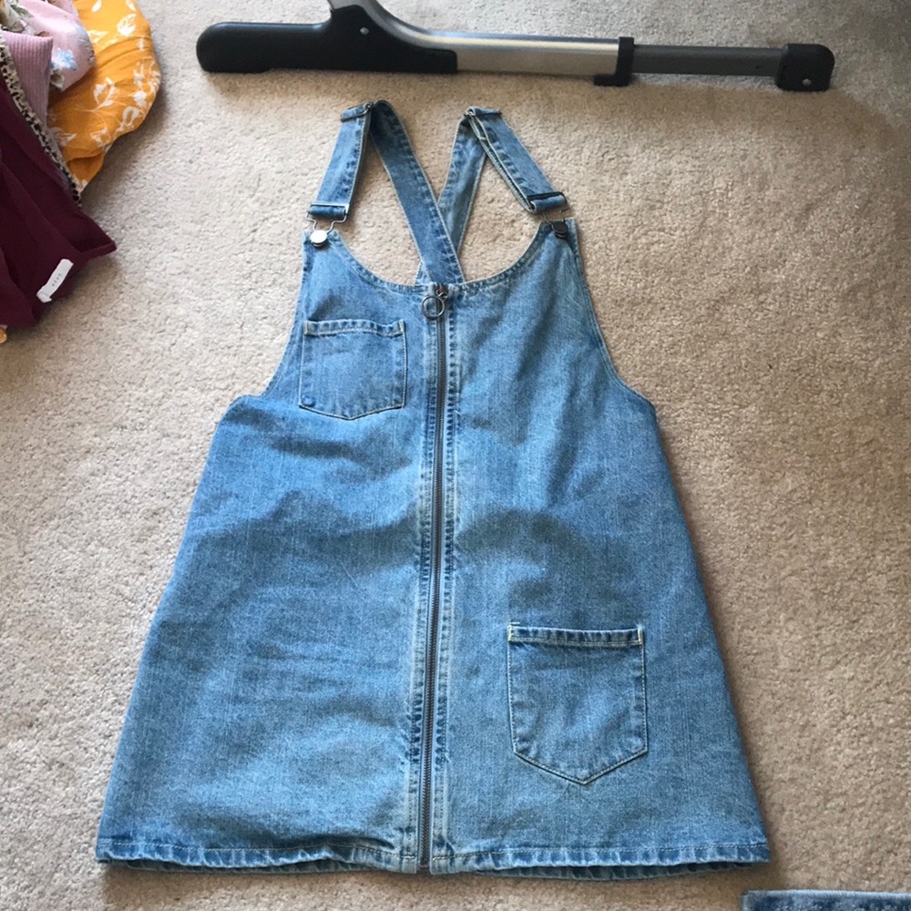 Forever 21 denim overall dress